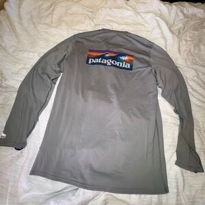 PATAGONIA MEN’S R0 SUN LONG SLEEVE SHIRT (GRAY/MEDIUM)